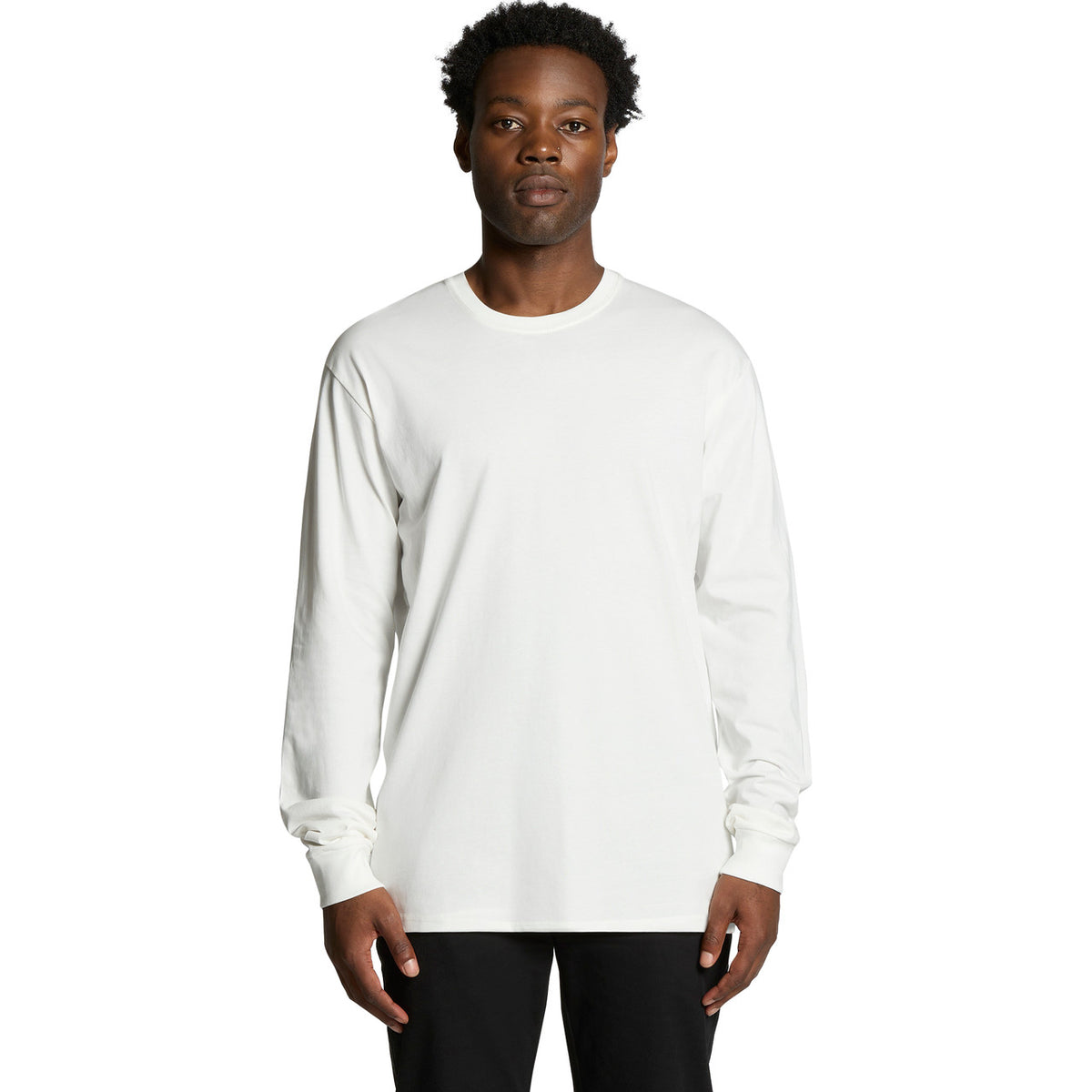 AS Colour Staple Organic L/S Tee – front product view