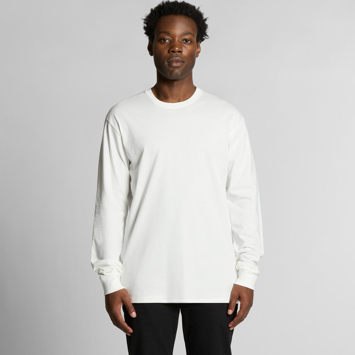 AS Colour Staple Organic L/S Tee – front product view