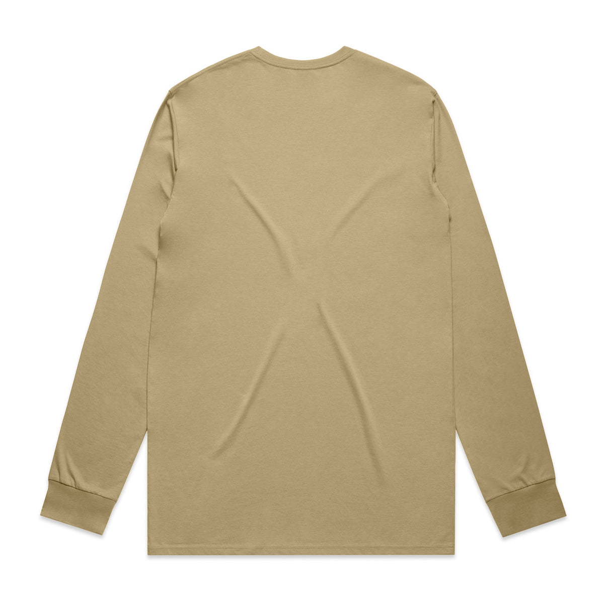 AS Colour Staple L/S  Tee – khaki - back