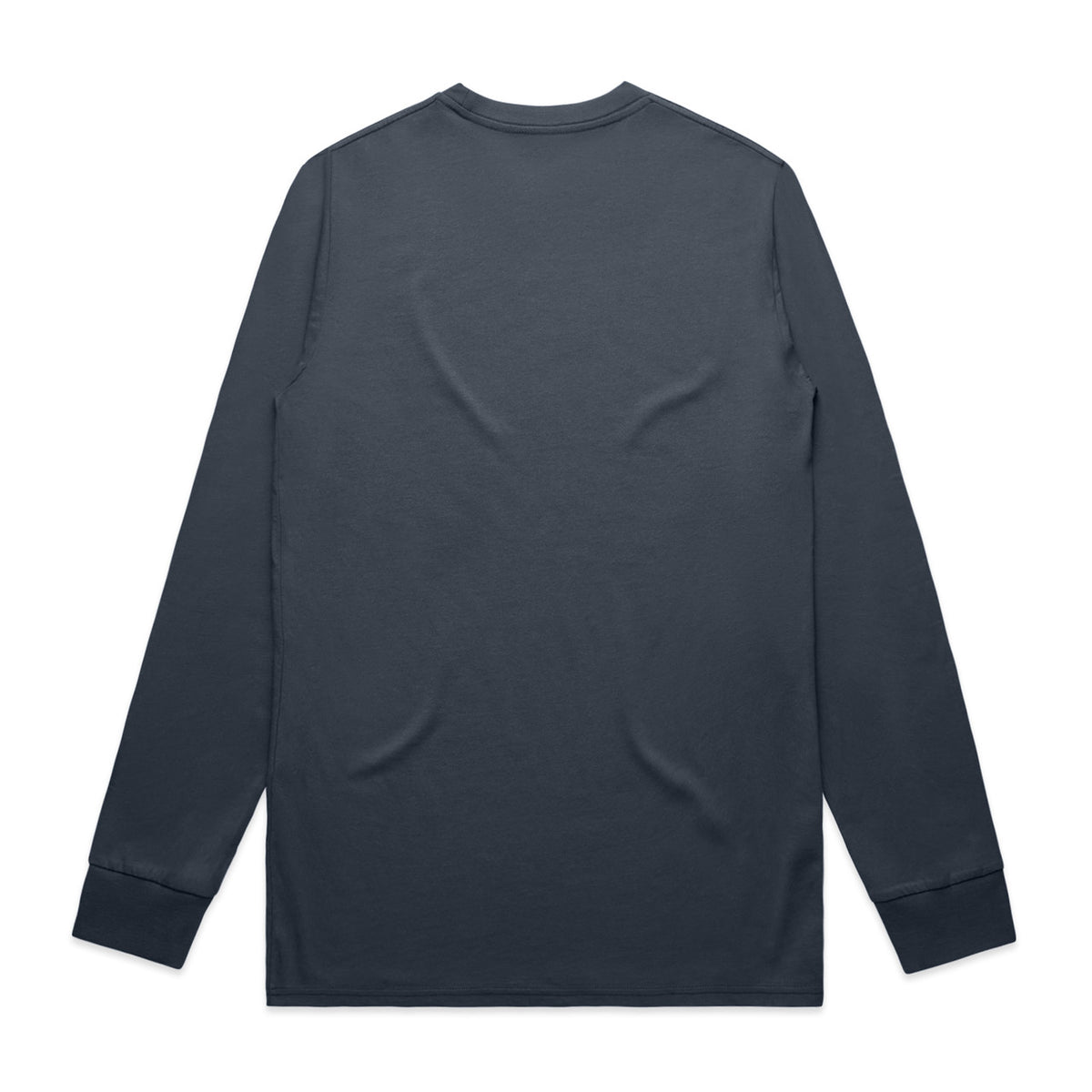 AS Colour Staple L/S  Tee – petrol blue - back
