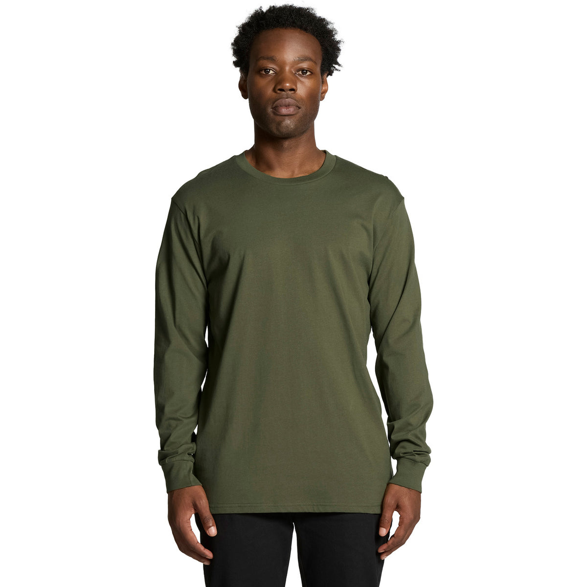 AS Colour Staple L/S  Tee – front product view