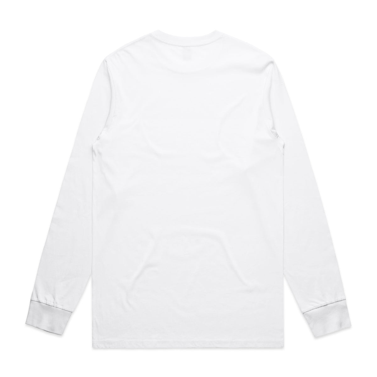 AS Colour Staple L/S  Tee – white - back
