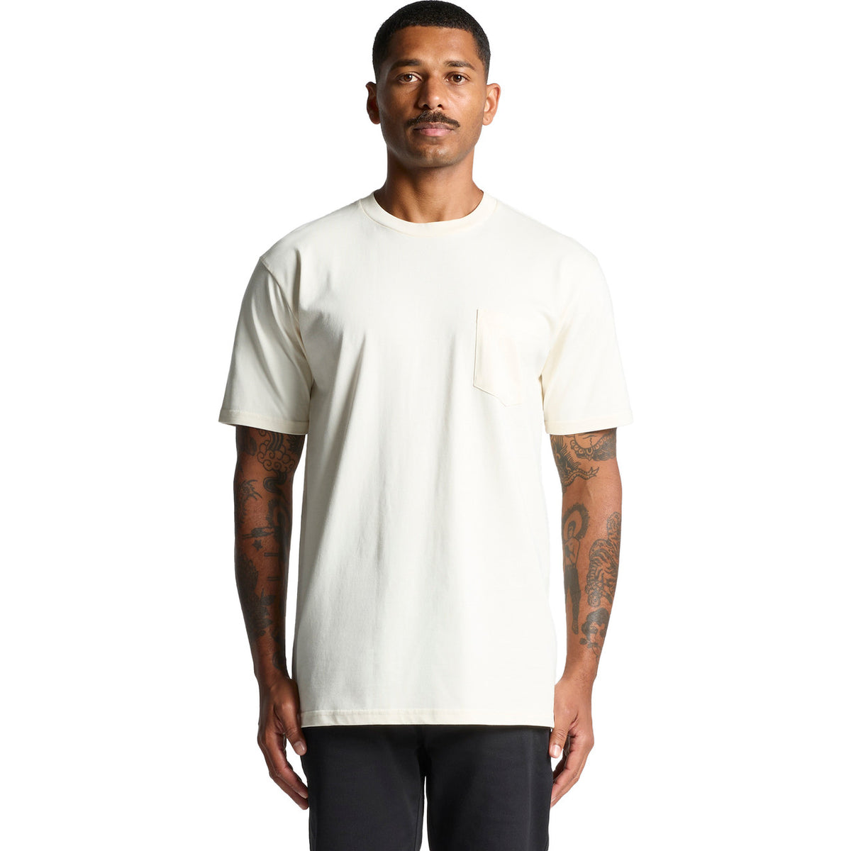 AS Colour Classic Pocket Tee – front product view