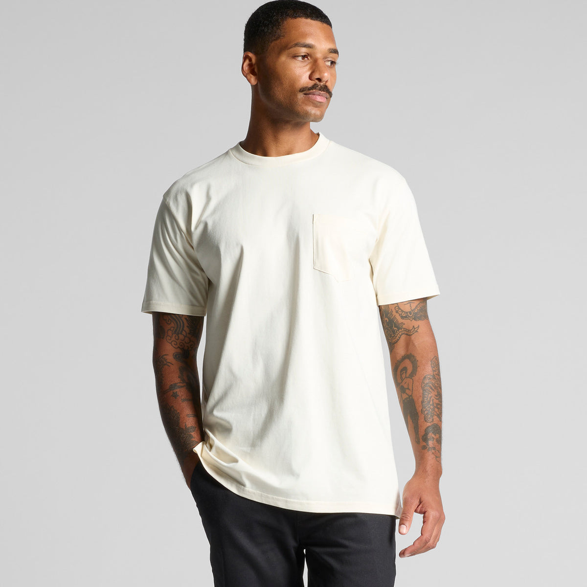 AS Colour Classic Pocket Tee – back