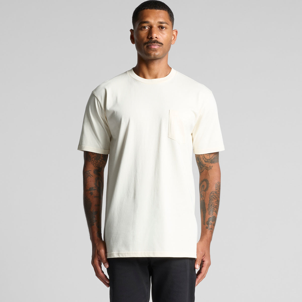 AS Colour Classic Pocket Tee – front product view