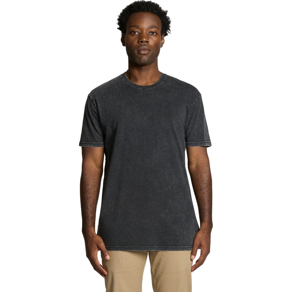 AS Colour Staple Stone Wash Tee – front product view