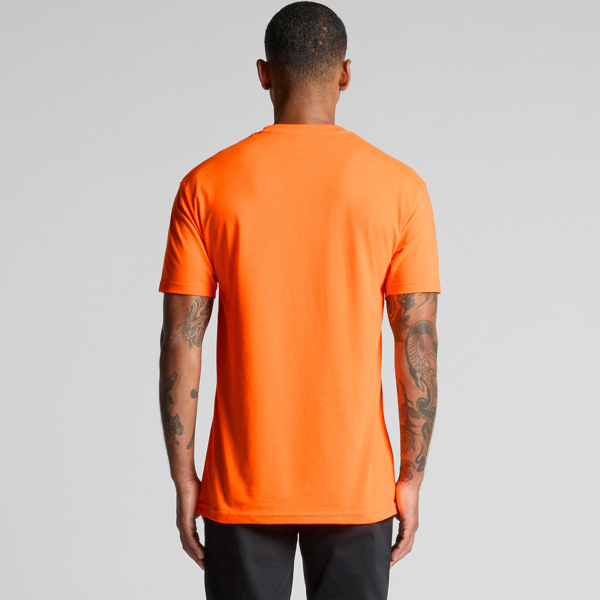AS Colour Block Safety Tee – back