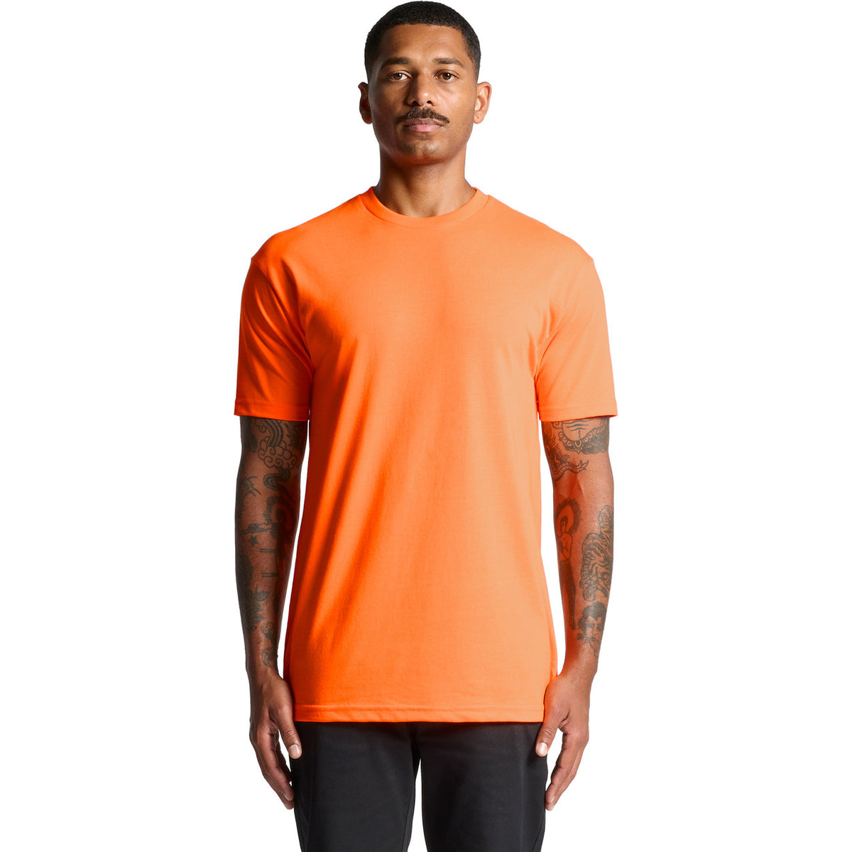 AS Colour Block Safety Tee – front product view