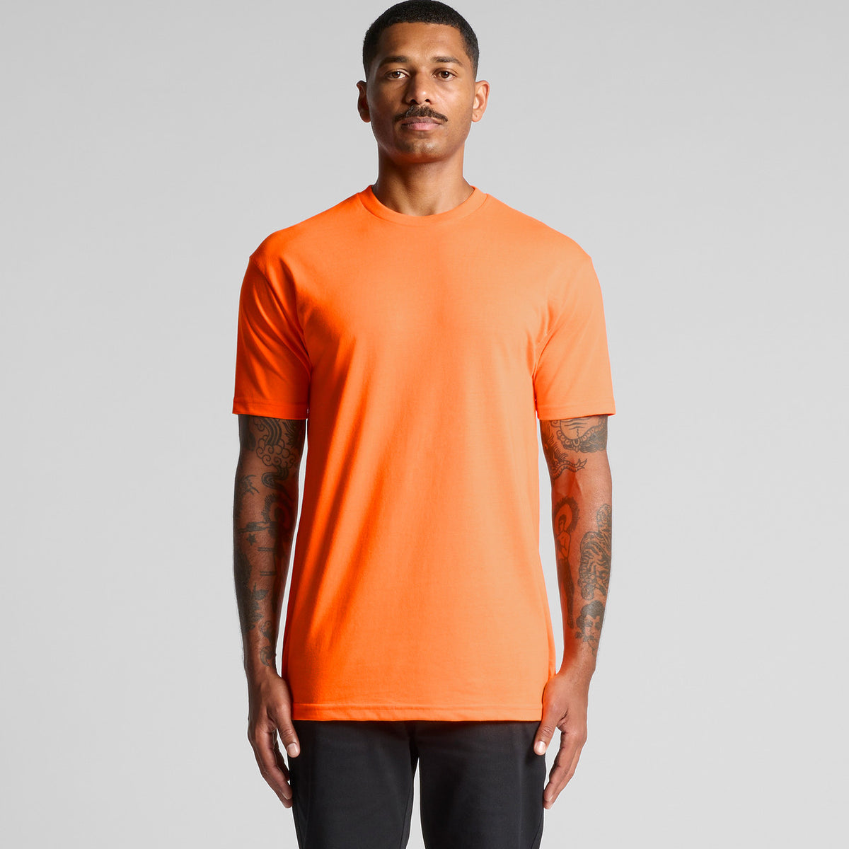 AS Colour Block Safety Tee – front product view