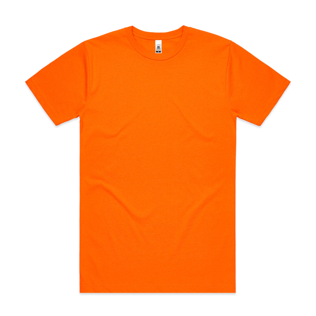AS Colour Block Safety Tee in Safety Orange