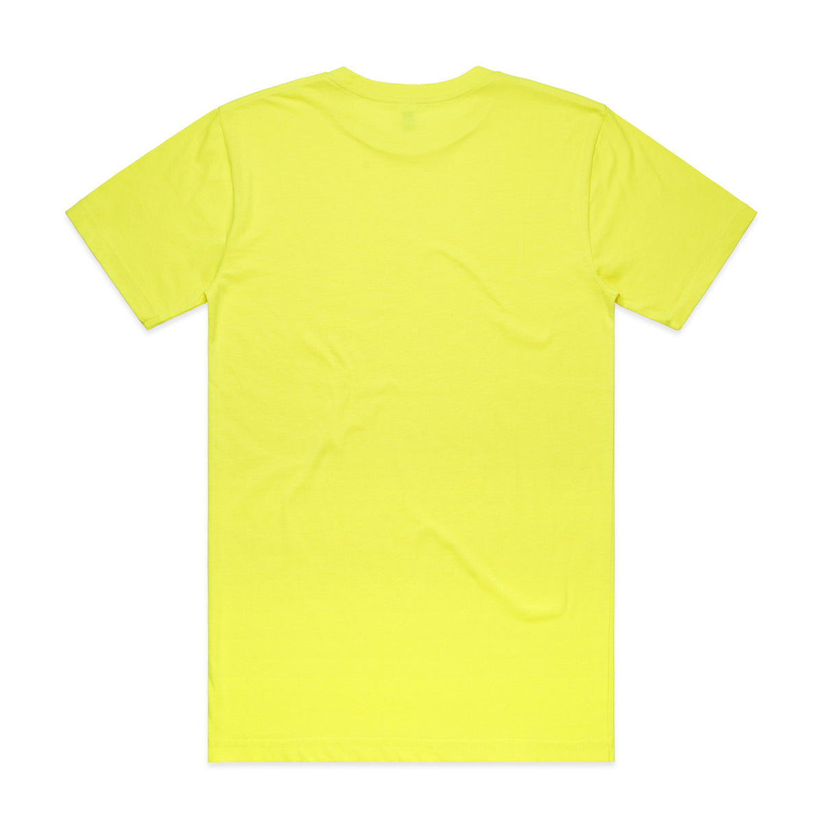 AS Colour Block Safety Tee – safety yellow - back