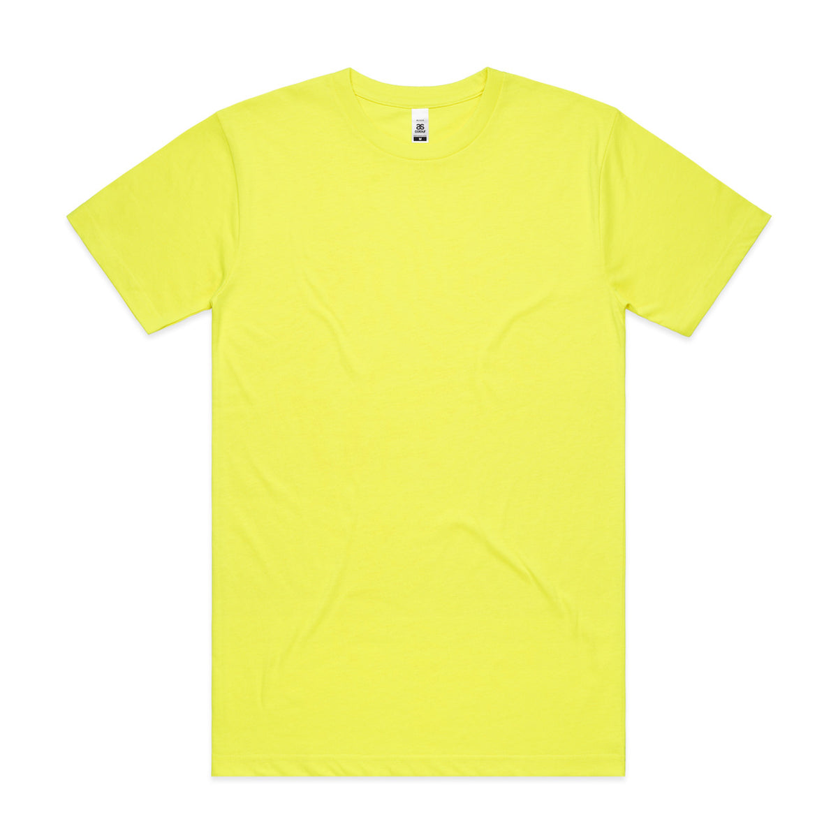 AS Colour Block Safety Tee in Safety Yellow