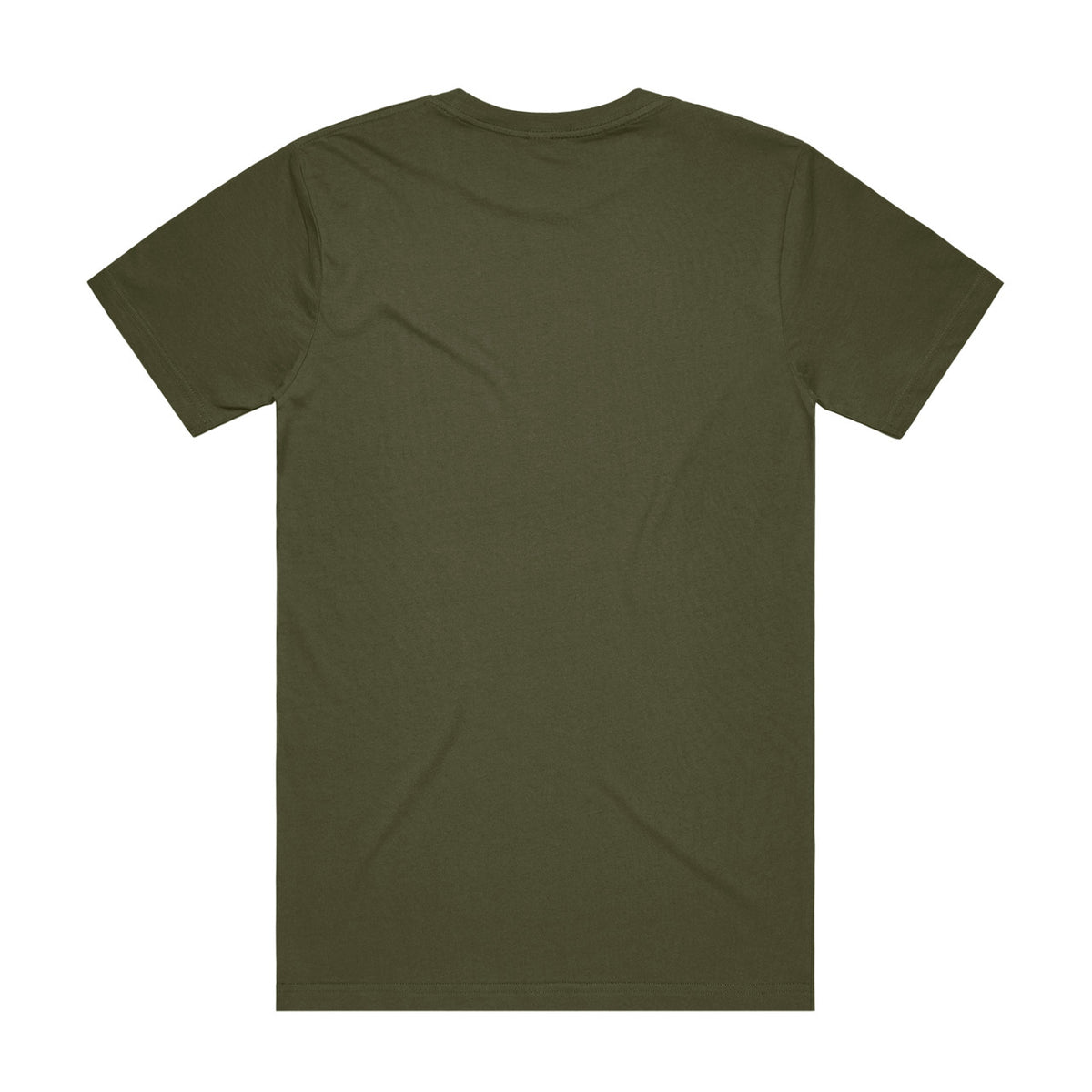 AS Colour Block Tubular Tee – army - back
