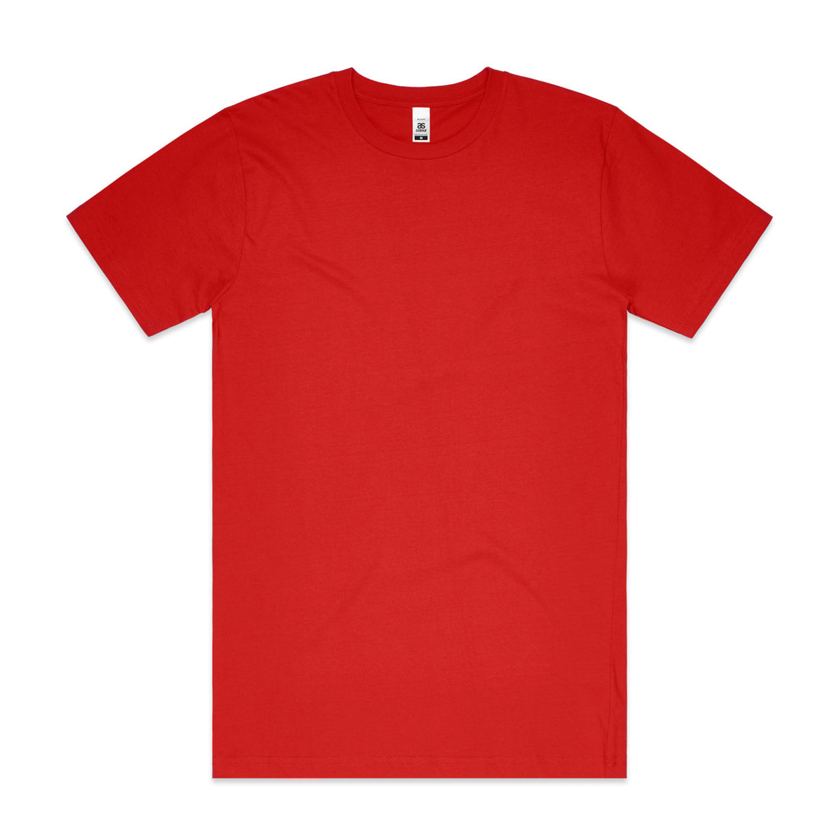 AS Colour Block Tubular Tee in Red