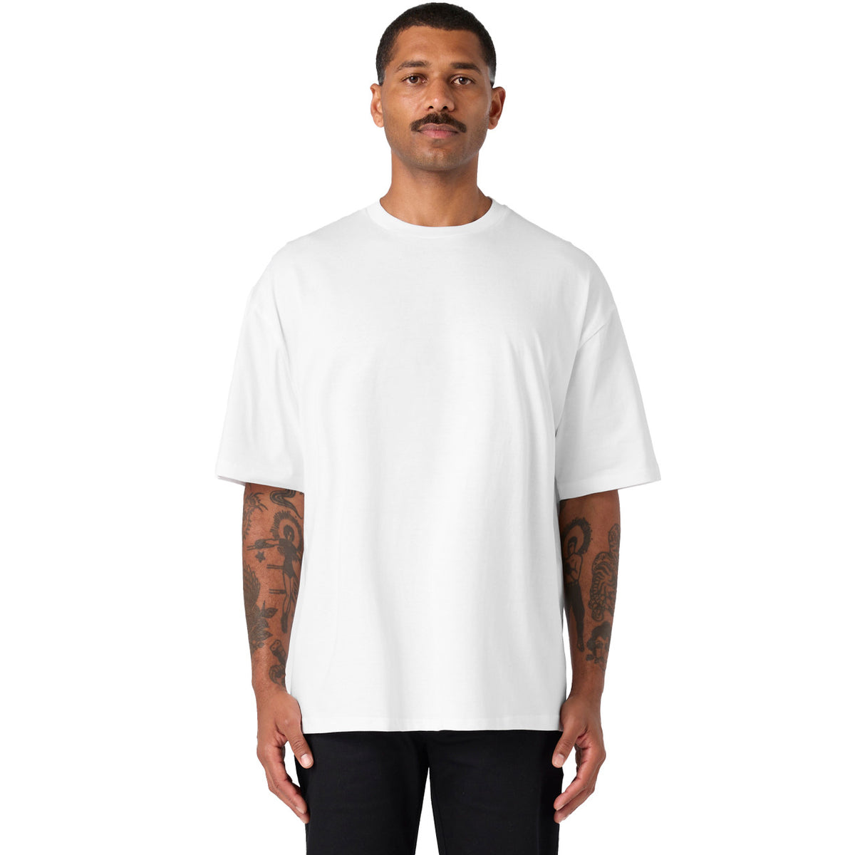 AS Colour Block Oversized Tee – front product view