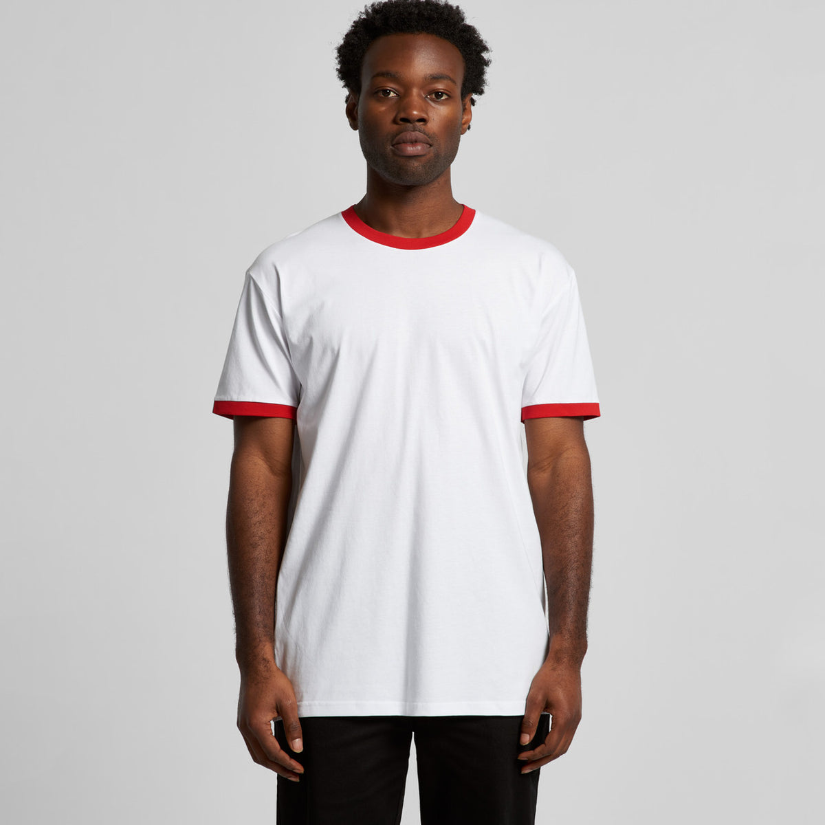AS Colour Staple Ringer Tee – front product view