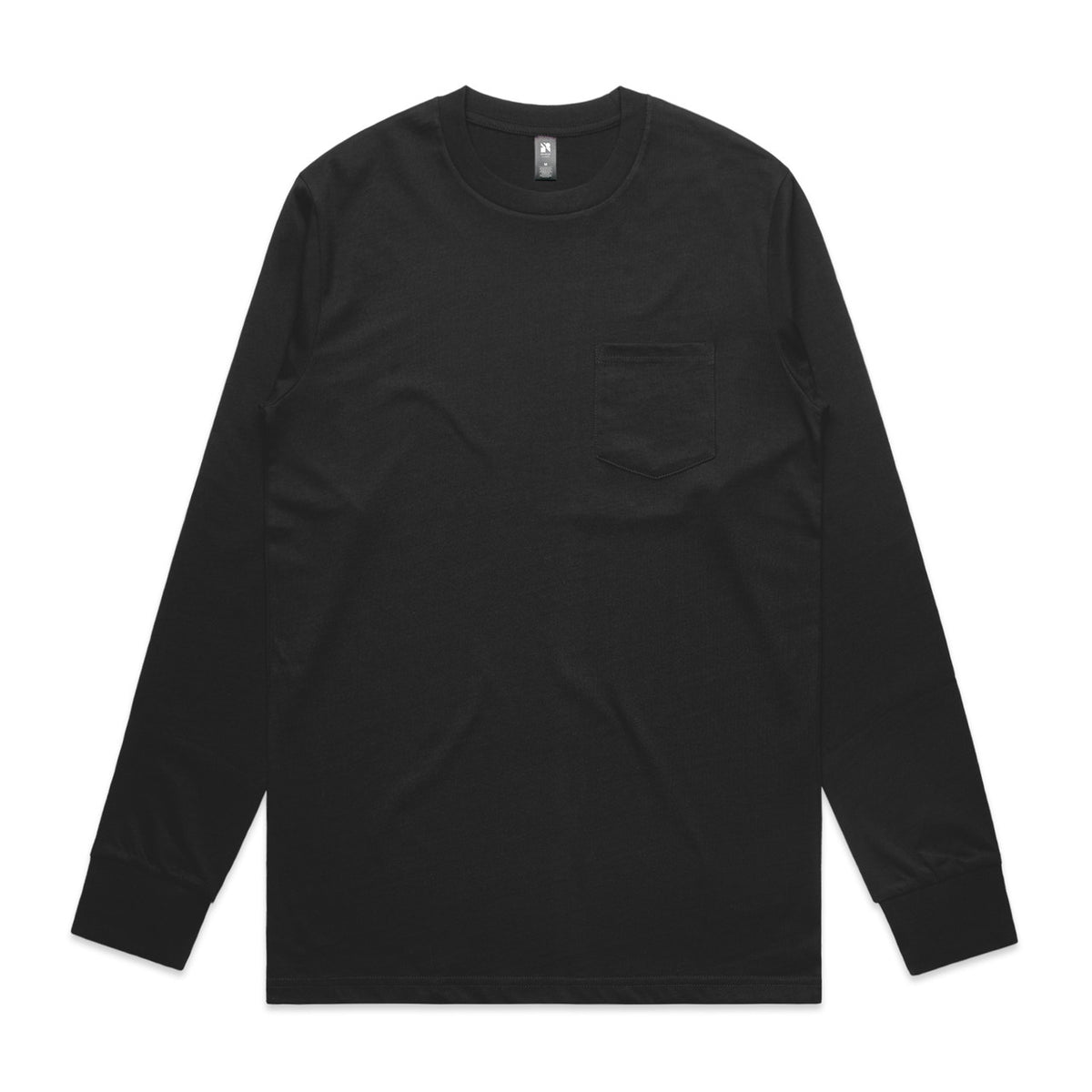 AS Colour Classic Pocket L/S Tee in Black