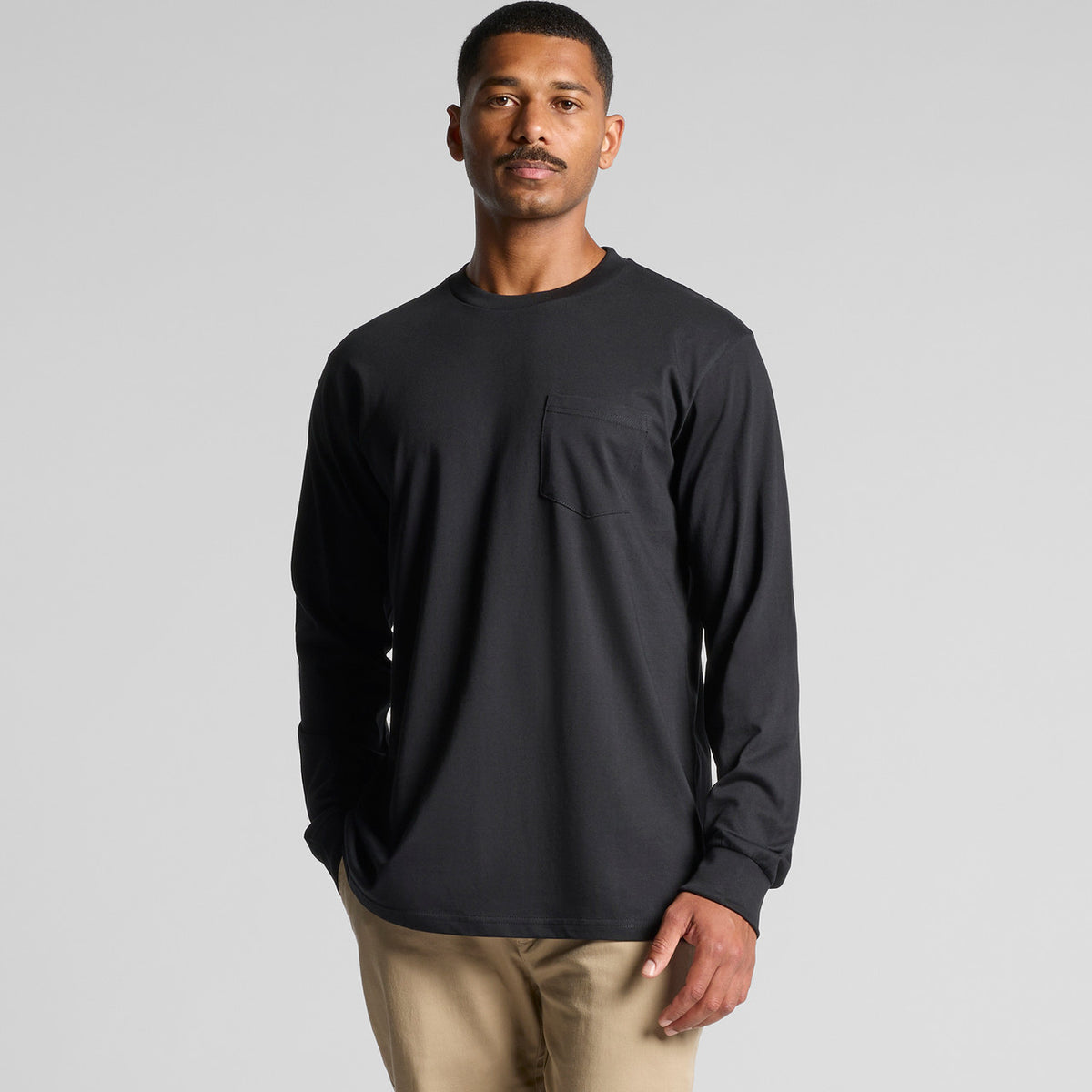 AS Colour Classic Pocket L/S Tee – back