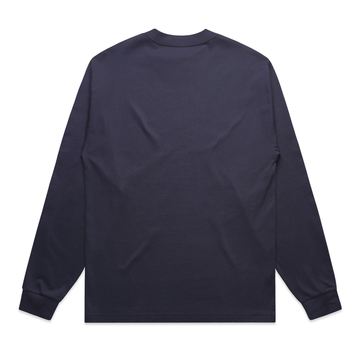 AS Colour Heavy L/S Tee – midnight blue - back
