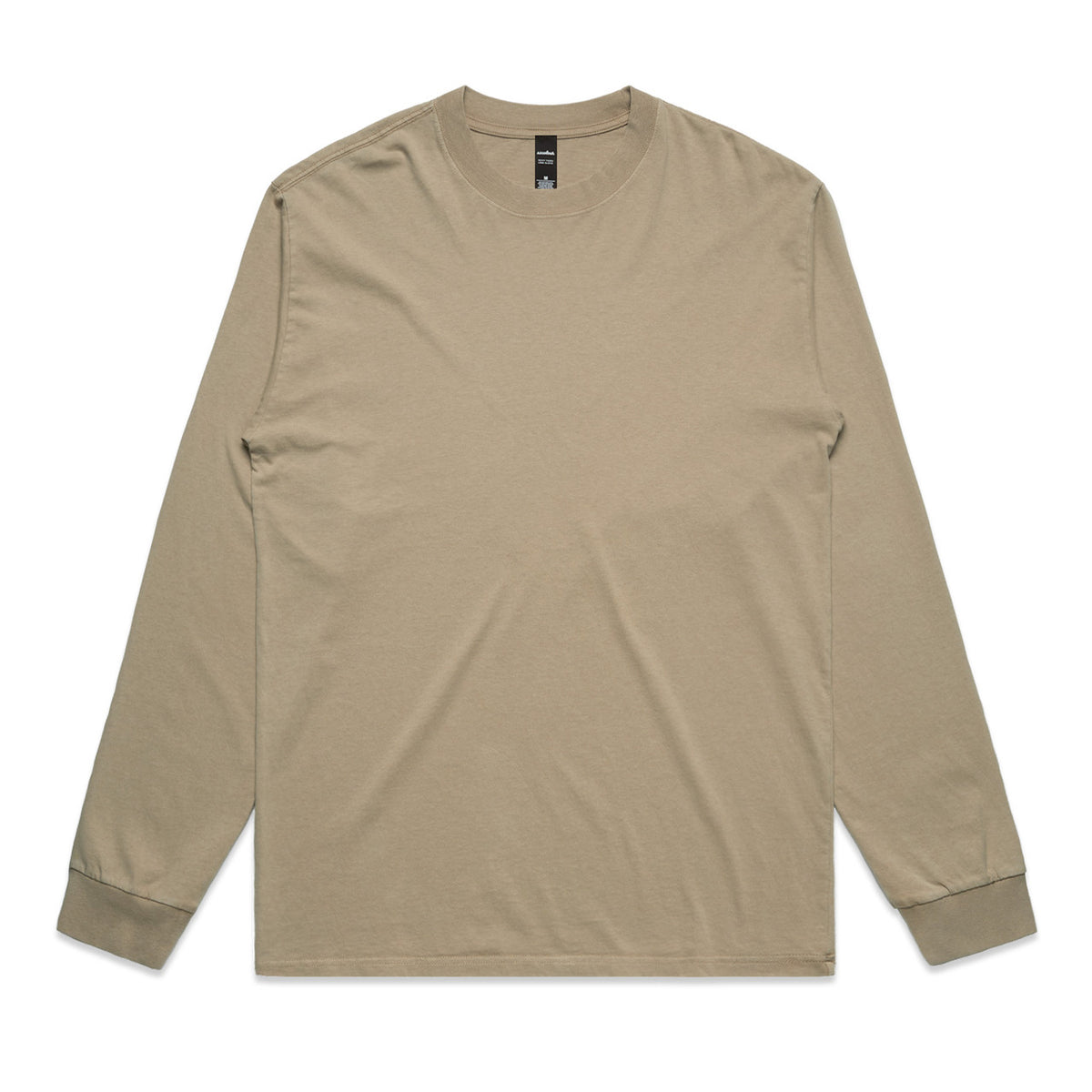 AS Colour Heavy Faded L/S Tee in Faded Khaki