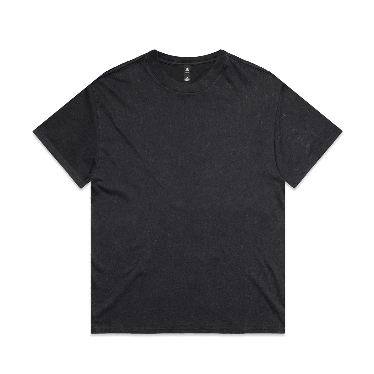 AS Colour Stone Wash Heavy Tee in Black Stone
