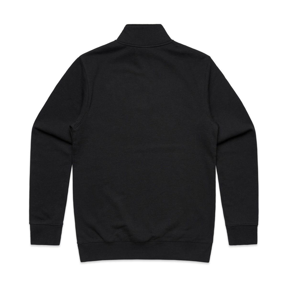 AS Colour Stencil Half Zip Crew – black - back