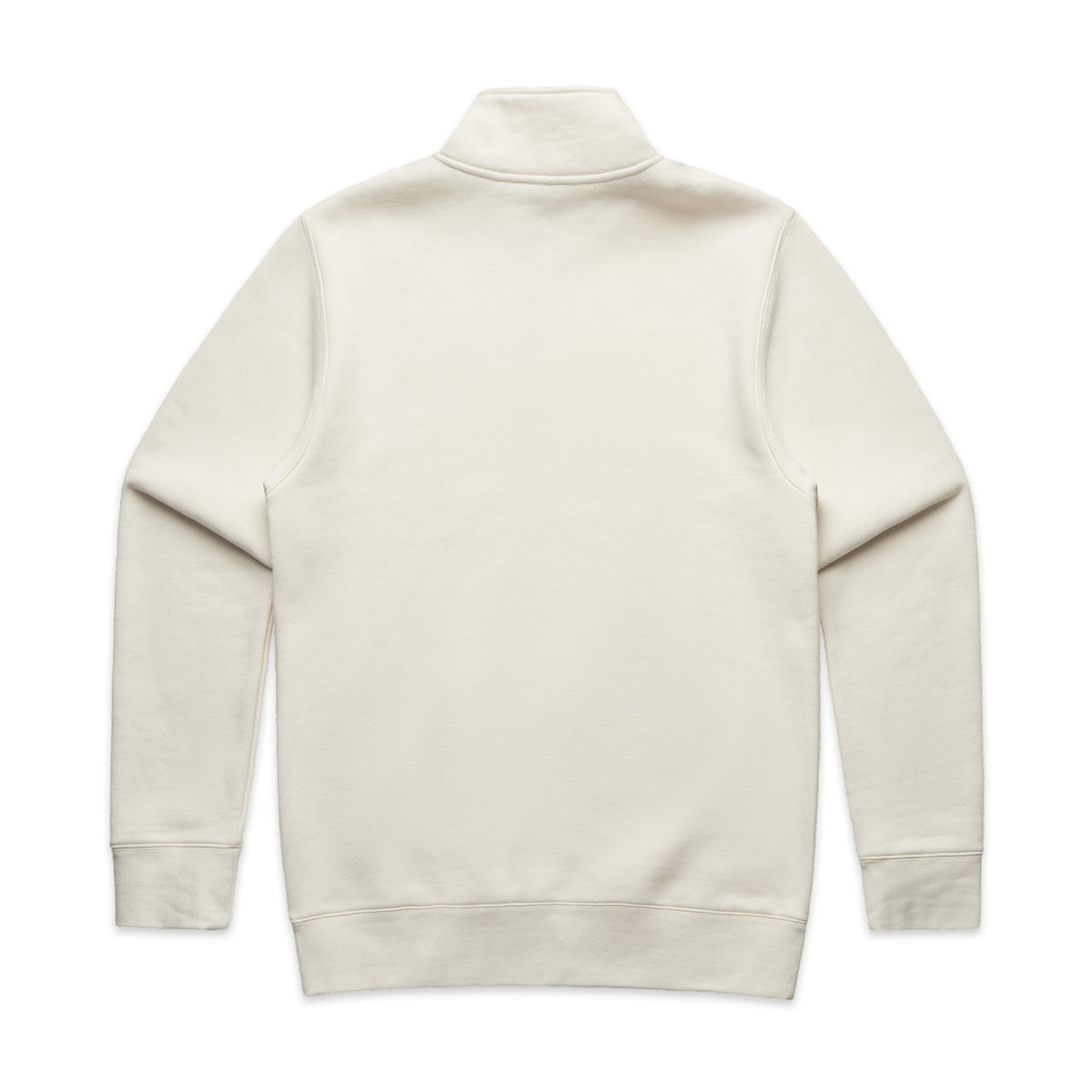 AS Colour Stencil Half Zip Crew – ecru - back