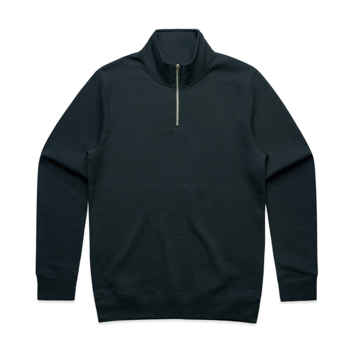 AS Colour Stencil Half Zip Crew in Navy