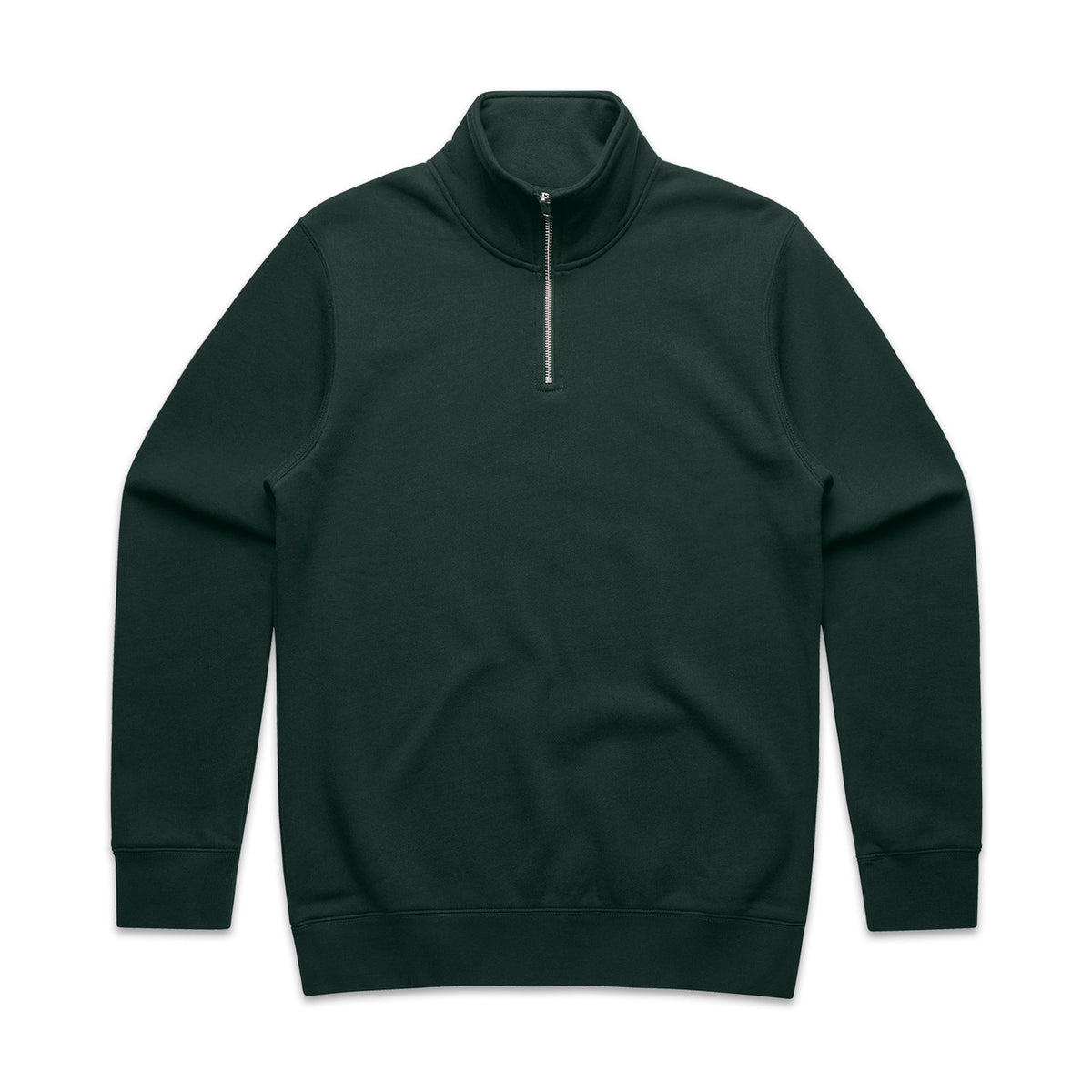 AS Colour Stencil Half Zip Crew – pine green