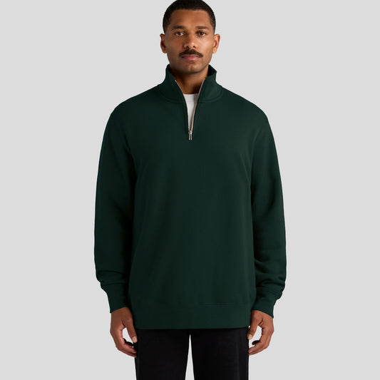 AS Colour Stencil Half Zip Crew – front product view