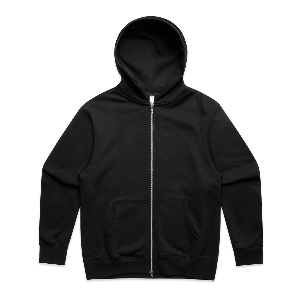AS Colour Heavy Zip Hood in Black