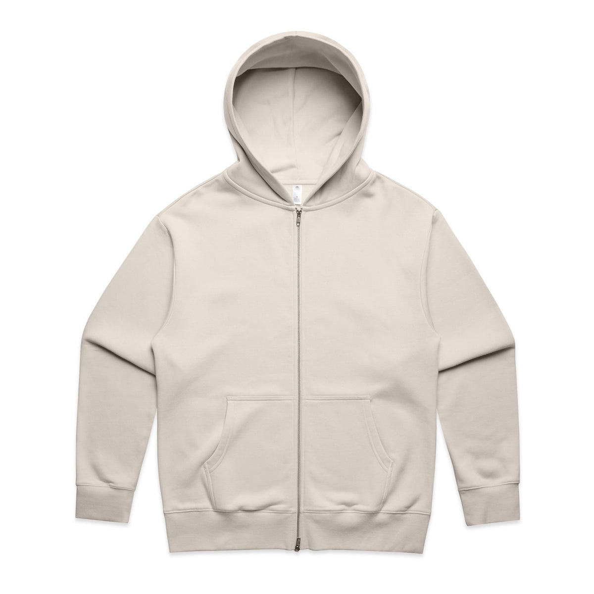 AS Colour Heavy Zip Hood in Bone