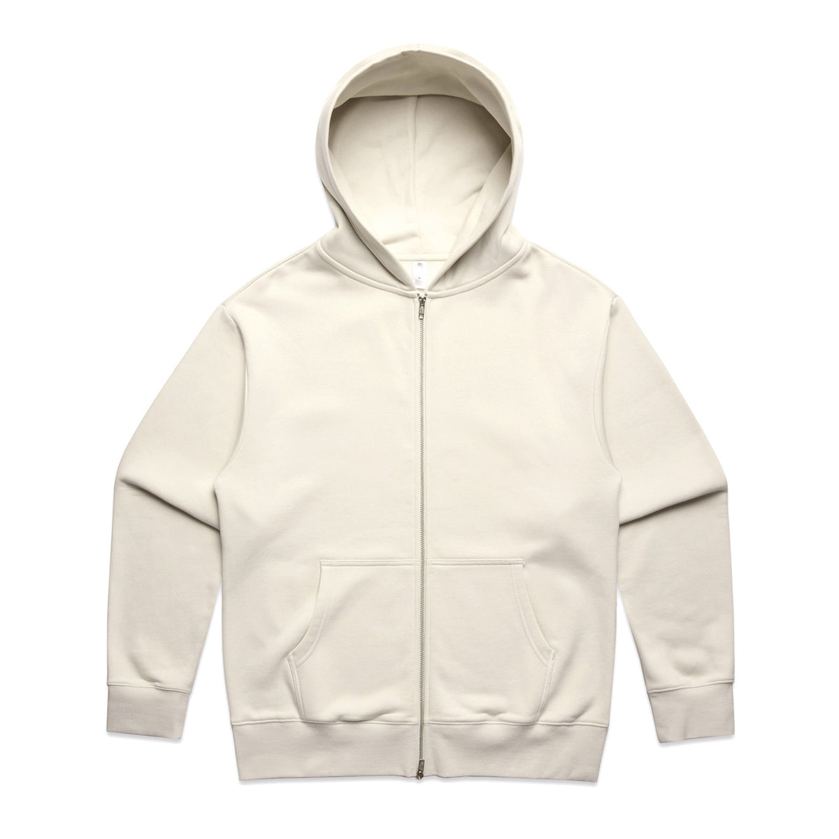 AS Colour Heavy Zip Hood in Ecru