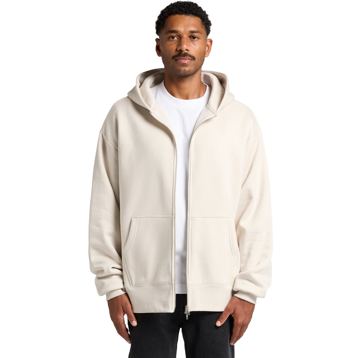AS Colour Heavy Zip Hood – front product view