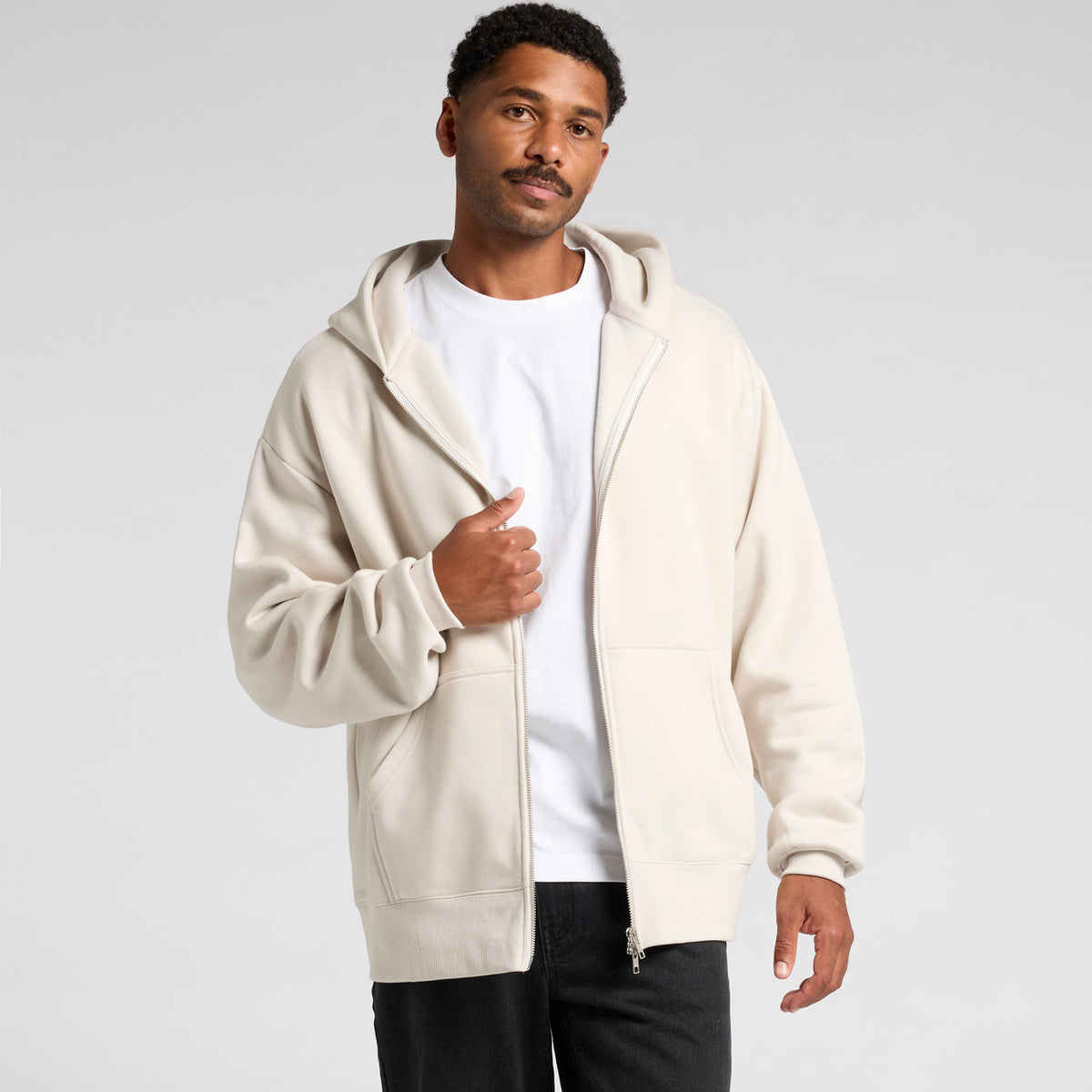 AS Colour Heavy Zip Hood – back