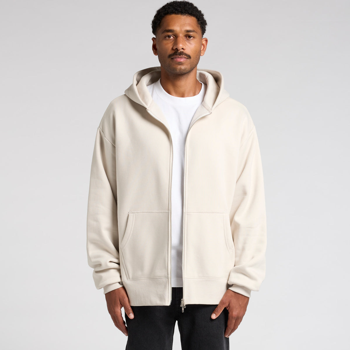 AS Colour Heavy Zip Hood – front product view