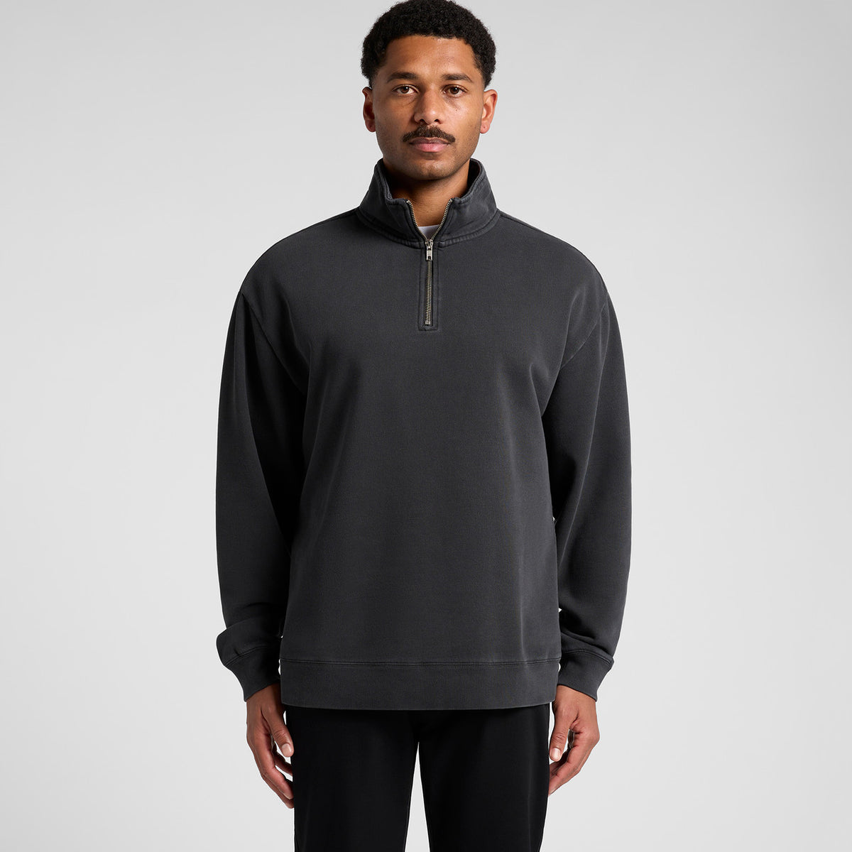 AS Colour Relax Faded Half Zip – front product view