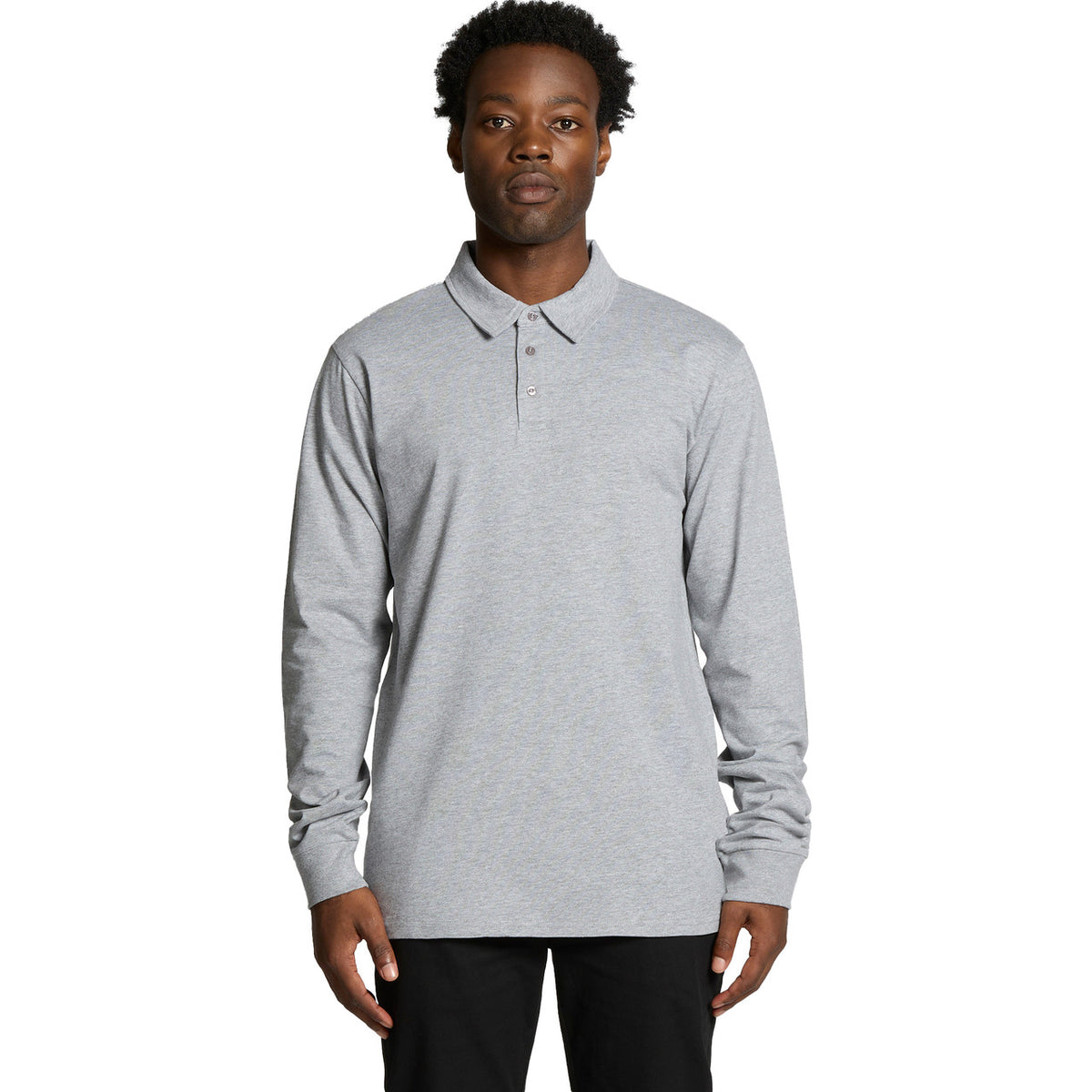 AS Colour Chad L/S Polo – front product view