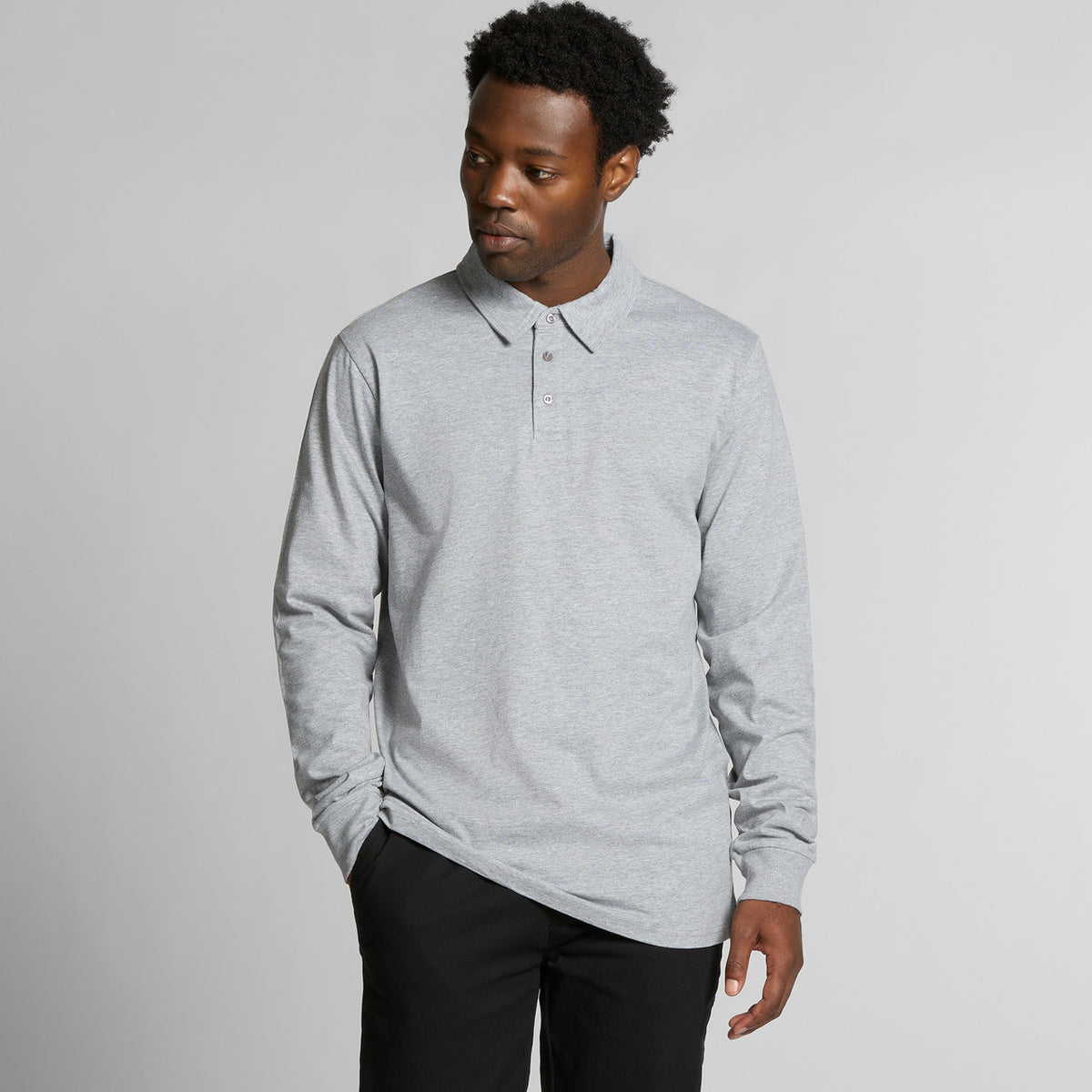 AS Colour Chad L/S Polo – back