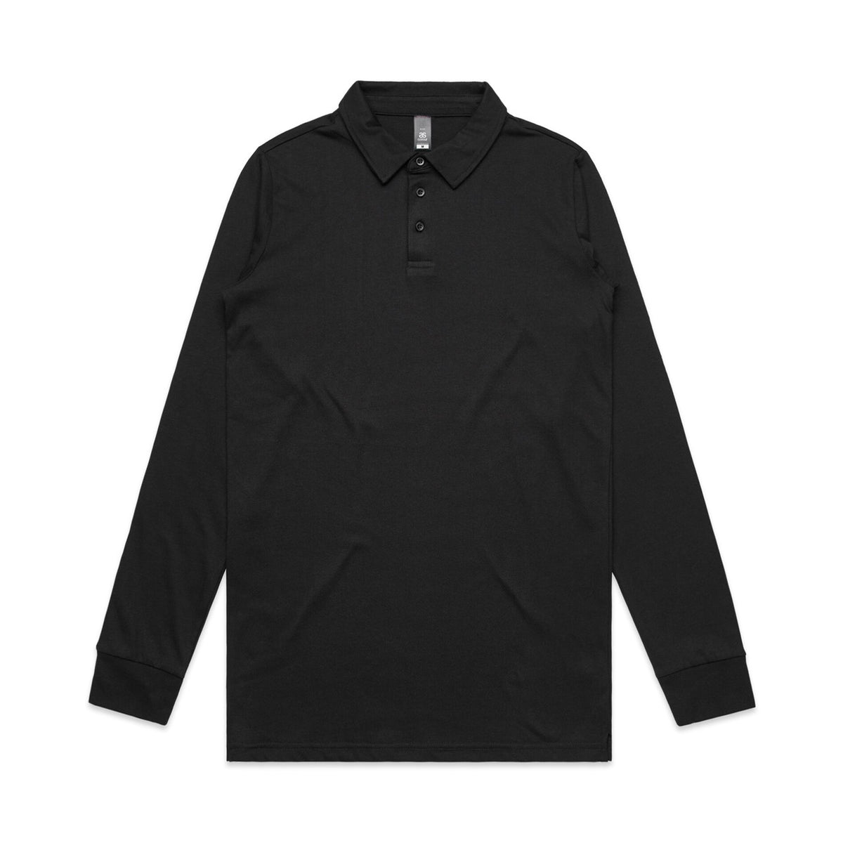 AS Colour Chad L/S Polo in Black