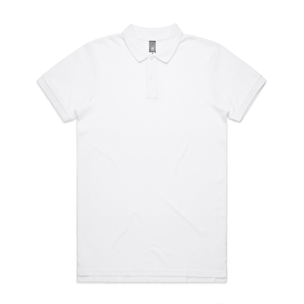 AS Colour Pique Polo in White