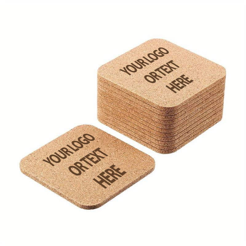 Cork Drinks Coasters - Laser Engraved