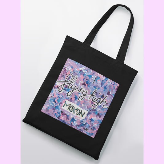 Moxon "Flying High" Long Handle Cotton Shopping / Tote Bag