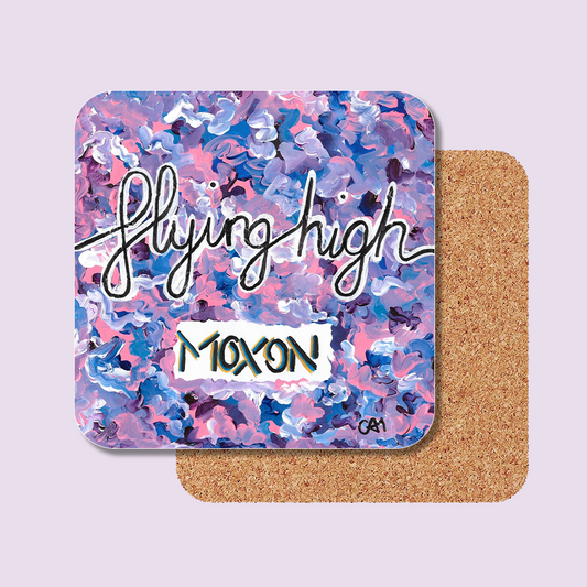 Moxon "Flying High" Cork Backed Drinks Coaster