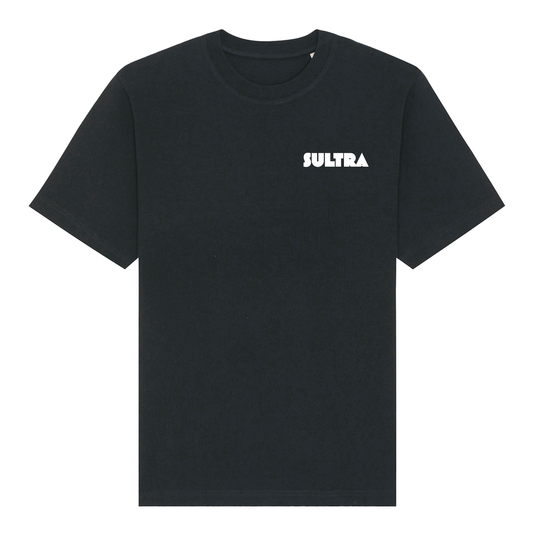 Michael Gray DJ - Sultra Alt Heavy Box Fit - Front & Back Print - BLACK