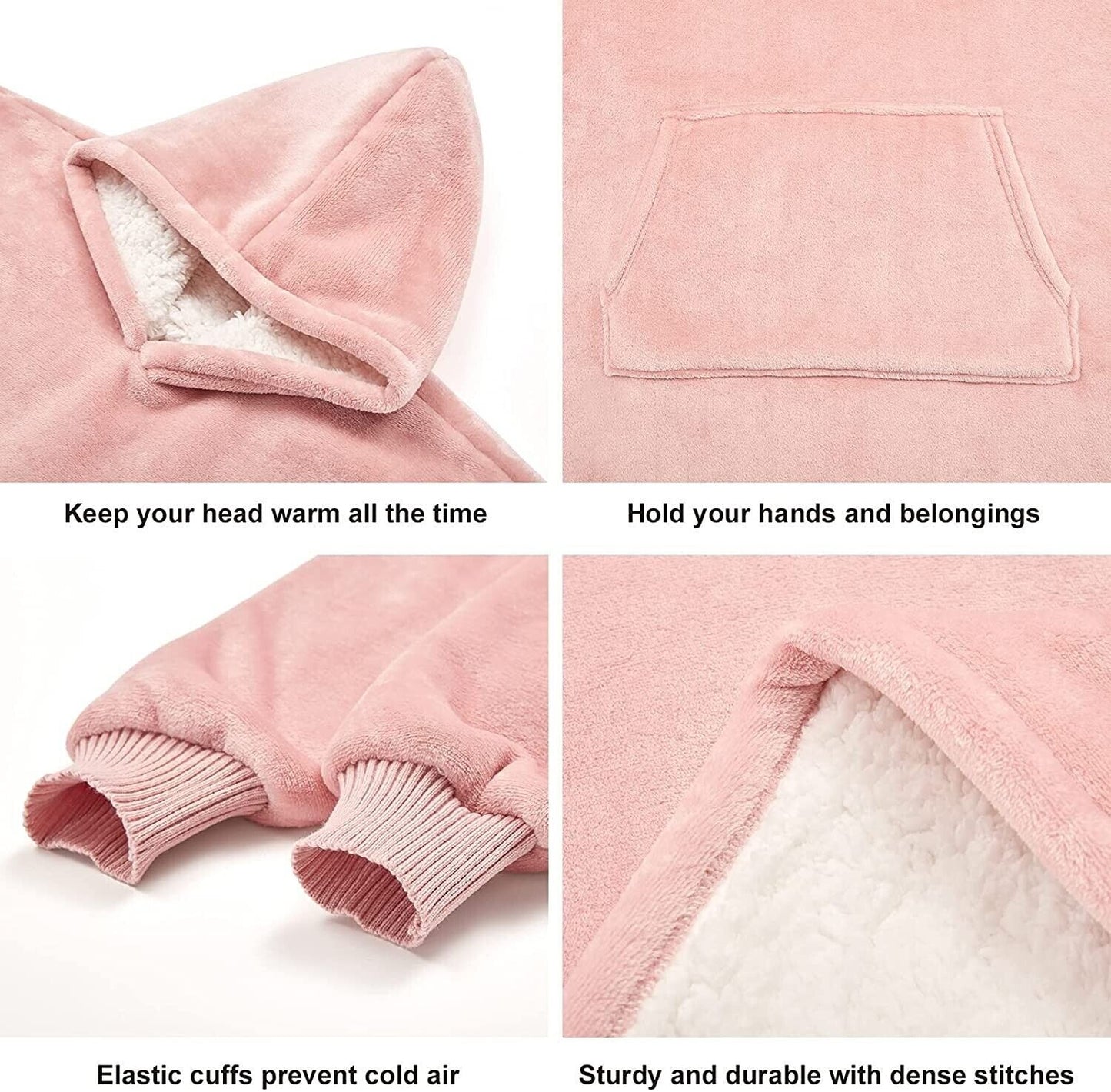 LS11 Adults "LUoodie" Hooded Blanket