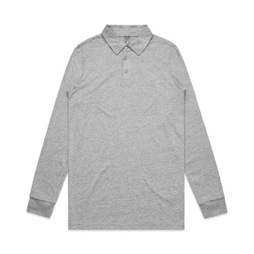 AS Colour Chad L/S Polo – Athletic Heather front