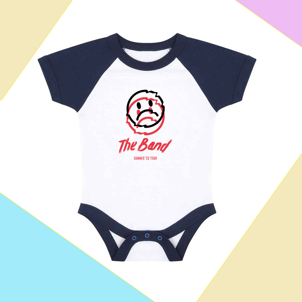 Short Sleeve Baseball Baby Grow Bodysuit