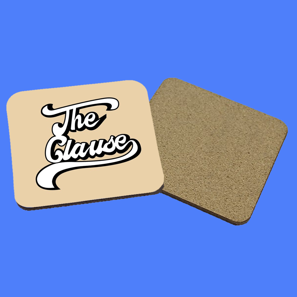 Custom Cork Backed Drinks Coaster