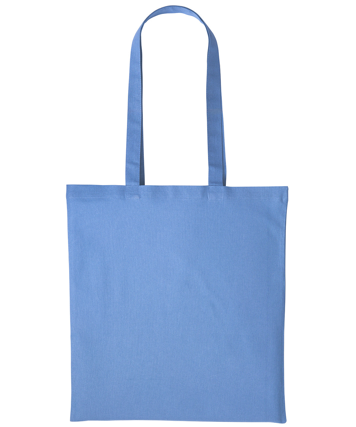 Long Handle Cotton Shopper Tote Bag